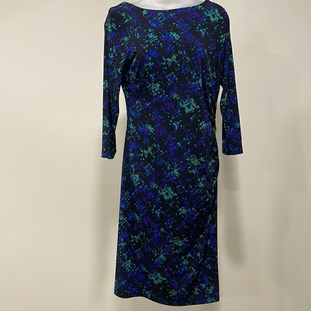 NWOT Kasper Dress with ruching waist. Size 8 M medium